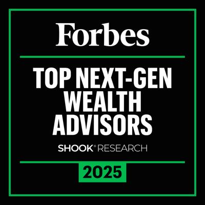Forbes America's Top Next-Generation Wealth Advisor List 2025, Elizabeth Evans, CFP® ranked #1 in Indiana, #12 in the U.S.