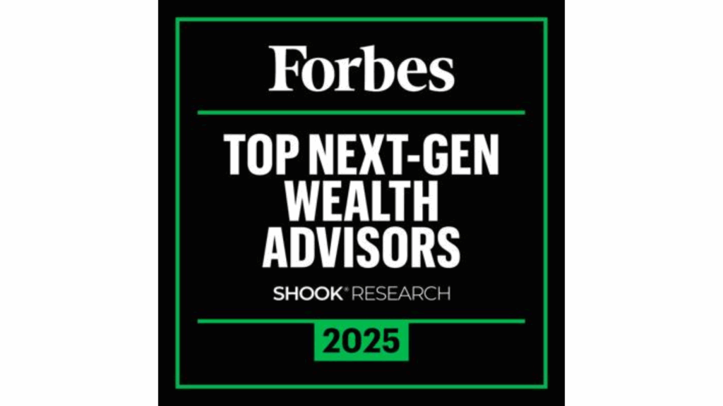 Forbes America's Top Next-Generation Wealth Advisor List 2025, Elizabeth Evans, CFP® ranked #1 in Indiana, #12 in the U.S.