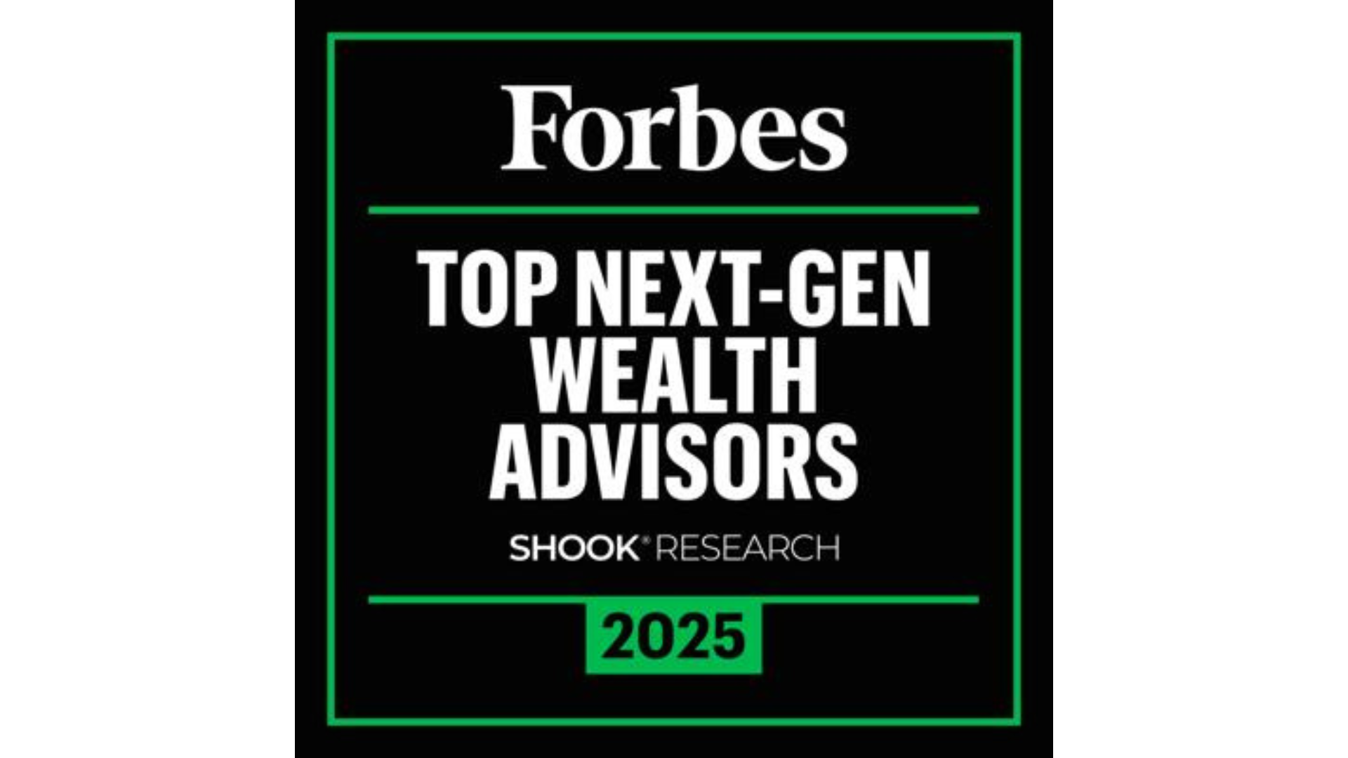 Forbes America's Top Next-Generation Wealth Advisor List 2025, Elizabeth Evans, CFP® ranked #1 in Indiana, #12 in the U.S.