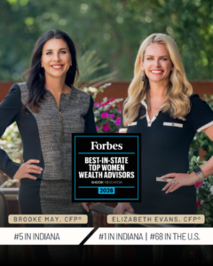 Elizabeth Evans, CFP® and Brooke May, CFP® on Forbes 2026 Top Women Wealth Advisors List