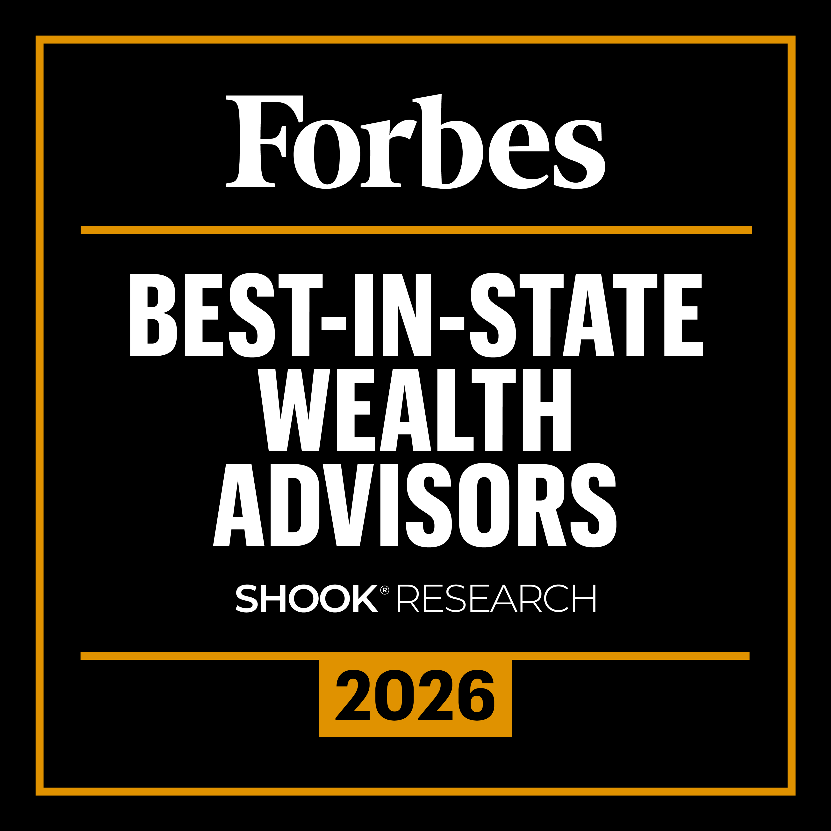 2026 SHOOK Research Best-In-State Wealth Advisors Award Logo