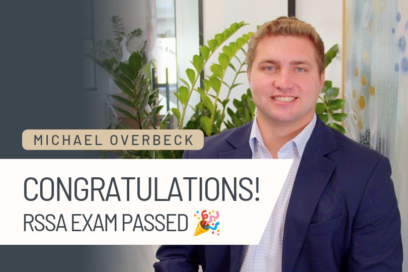 Michael Overbeck Passed RSSA® Exam
